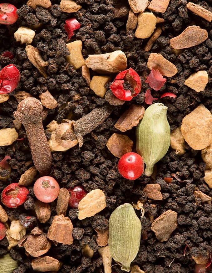 Dammann Freres Loose Leaf Thé des Mille Collines (Chaï) Premium Gourmet French Black Tea Blend Ginger Cinnamon Cardamom Flavors 5.3 Ounce Tin