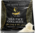 Silk Face Collagen - Collagen Peptides Powder for Women Face and Neck 14g Protein | Ultra Low Molecular Weight Collagen – for Skin Hair Nail Joint &amp Gut Health 15.87 oz (450g) Cocó March