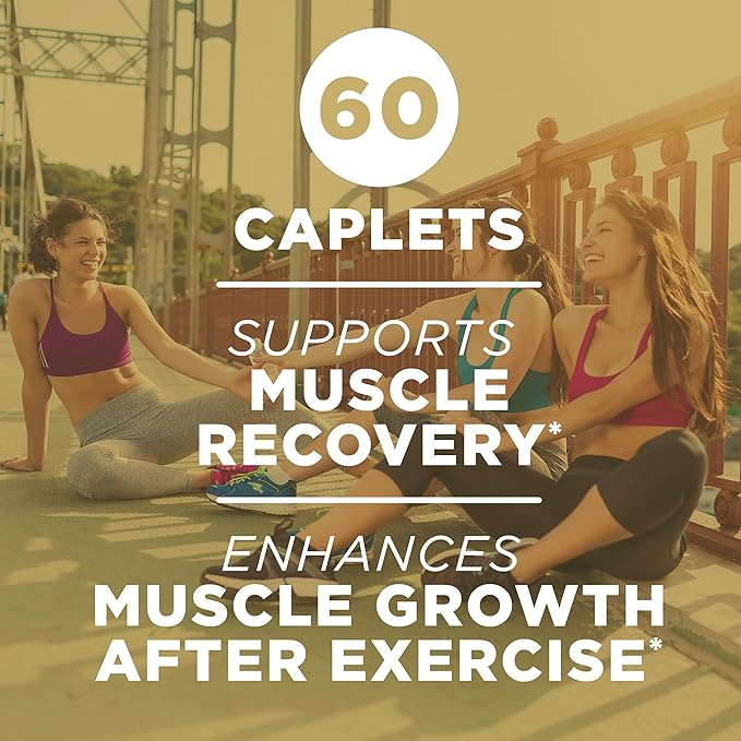 AdvoCare Nighttime Recovery Amino Acid &amp Herbal Supplement - Muscle Recovery Supplement with Ashwagandha L-Arginine Magnesium &amp More - 60 Caplets