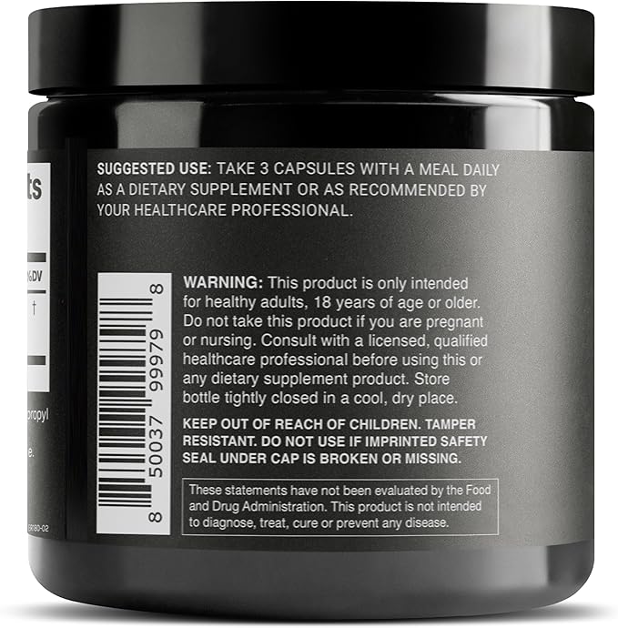 Toniiq Ultra High Strength Berberine HCl from The Himalayas - 100:1 Concentrated Extract - Lab-Tested 97% Berberine HCl - 180 Vegetarian Capsules 1500 mg per Serving