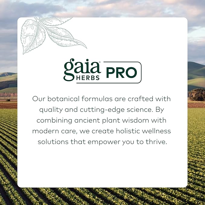 GAIA HERBS PRO Eleuthero - Adaptogen Supplement - Stress &amp Energy Support - 60 Vegan Liquid Phyto-Capsules (60 Servings)