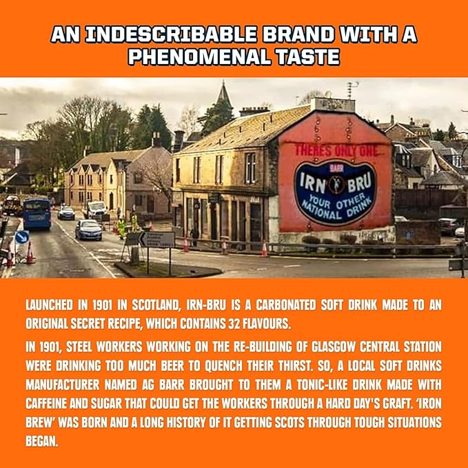 Irn-Bru Bottles 16.9 Fl Oz (Pack of 12)