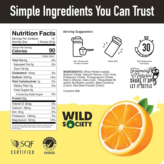 WILD SOCIETY Clear Isolate + Energy Drink Super Combo - Citrus Punch Clear Whey + Citrus Punch Energy Drink