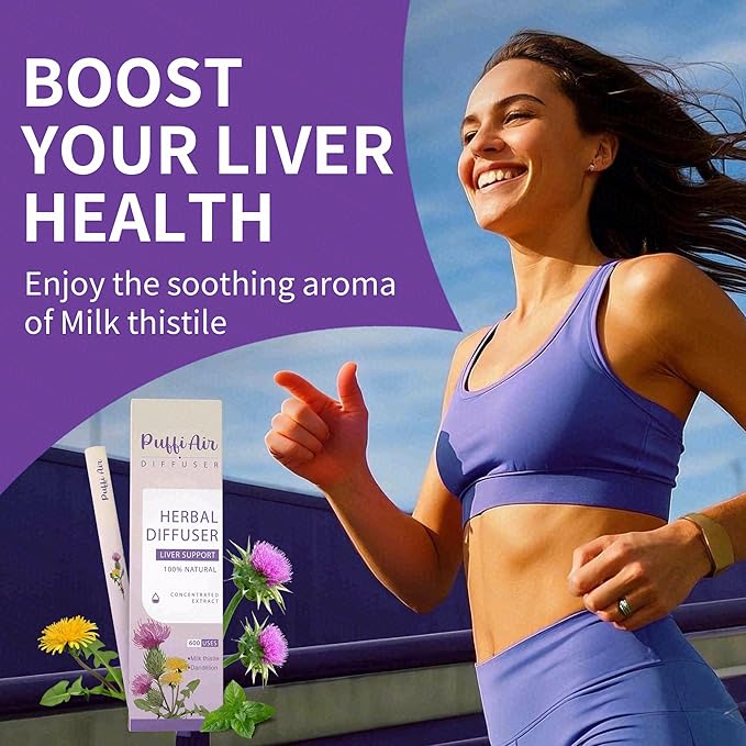 Herbal Diffuser Duo Liver Care and Sleep Diffuser Pens with Extract of Melatonin and Milk Thistle 100% Natural Swap Night Renewal Duo 600 Uses Each