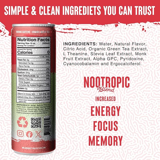 WILD SOCIETY Clear Isolate + Energy Drink Super Combo - Citrus Punch Clear Whey + Citrus Punch Energy Drink