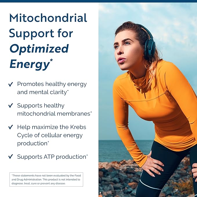 Researched Nutritionals ATP Supplements for Cellular Health &amp Energy Support - ATP Fuel - Vitamin E CoQ10 &amp NADH to Promote Mental Clarity &amp Healthy Mitochondria (150 Capsules)