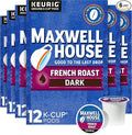 Maxwell House French Roast Dark Roast K-Cup® Coffee Pods (72 ct Pack 6 Boxes of 12 Pods)