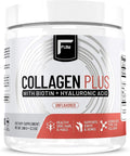 Flow Supplements Collagen Peptides Protein Powder Collagen Supplements with Hyaluronic Acid + Biotin Hydrolyzed Collagen Peptides Multi Collagen Powder Type I and III - 348 Gram (Pack of 1)