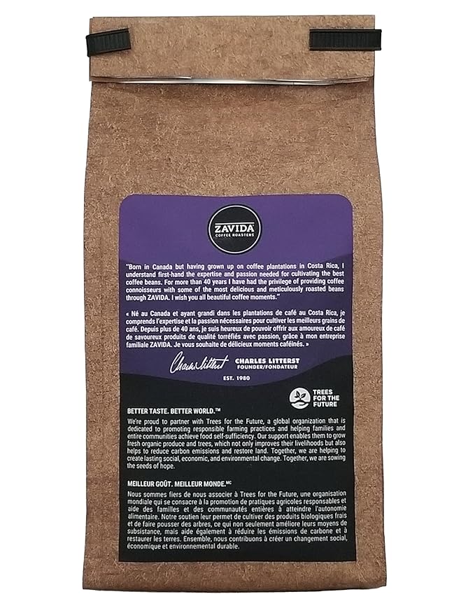 Zavida Premium Hazelnut Vanilla Ground Coffee 340g/12 oz
