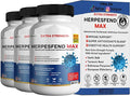HerpesFend Max Extra Strength Advanced Defense Formula 60 Capsules with Elderberry Echinacea Turmeric Garlic Vitamins and Probiotics (20)