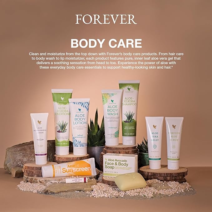 Forever Living - Aloe Vera Gelly - Pure Aloe Gel to Sooth Moisturize and Condition - Vegan and Gluten-Free - 4 fl oz (Pack of 2)