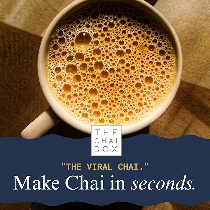 The Chai Box Ultimate Tea Lover's Gift Set - Featured in Oprah's Favorite Things | Caffeinated and Caffeine Free Loose-Leaf Tea Gift Box (Pack of 4) 10 oz | Small Batch Assorted Tea Sampler with Whole