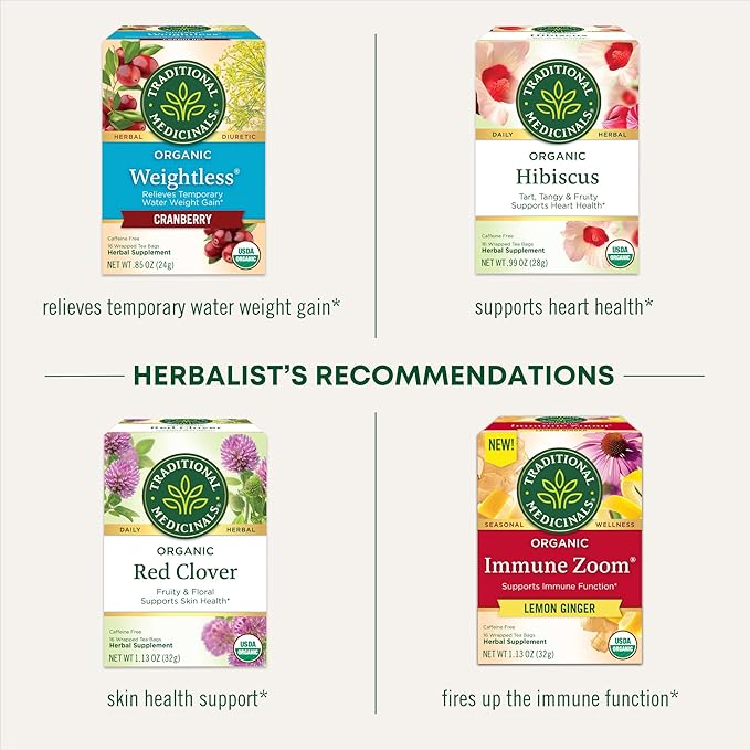 Traditional Medicinals Organic Dandelion Leaf &amp Root - Dandelion Root Tea Supports Normal Detox + Digestion - Kosher Non-GMO Caffeine-Free Compostable - 96 Tea Bags (6 Packs of 16)