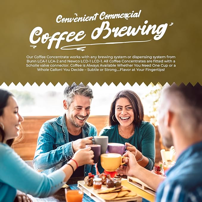 Christopher Bean Coffee - 396 servings 30 to 1 Blend Bag in Box Liquid Instant Coffee or Cold Brew Coffee Concentrate - Hot or Iced Coffee - Hazelnut