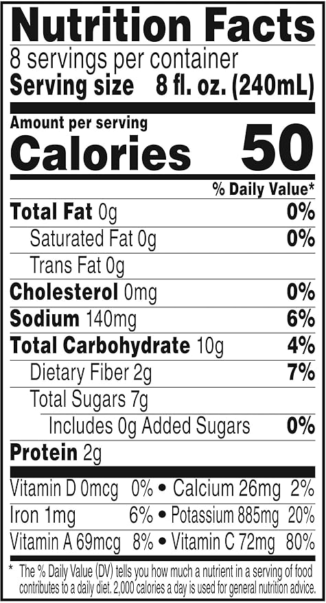 Campbell's Tomato Juice Low Sodium 64 Ounce (Pack of 4)