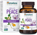 Himalaya Hello Peace - Herbal Stress Relief Supplement with Ashwagandha and Turmeric for Normal Cortisol and Adrenal Support - Vegan Non-GMO Gluten Free 60 Capsules