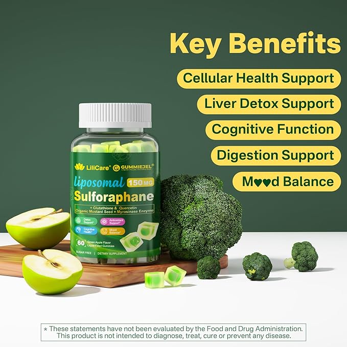 Kids Sleep Gummies &amp Sulforaphane with Glutathione Gummies