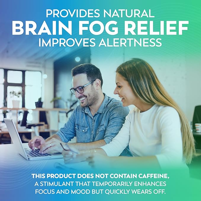 Dr Lewis Daily Brain Care Capsules - Brain Supplements for Memory and Focus with Aloe Vera - Plant-Based Nootropic and Energy Supplement for Brain Fog Mental Clarity and Immune Support - 90 Capsules