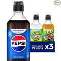 SodaStream Pepsi Starry &amp MTN Dew Regular Variety Pack New Pour Bottle 440ml (Pack of 3)