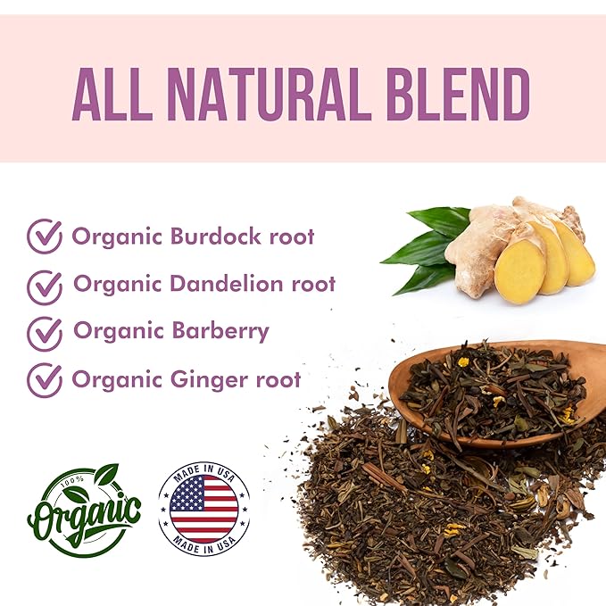 Bye Bye Cramps Tea Apple Cider &amp Hibiscus 30 Tea Bags – Organic Menstrual Relief Herbal Tea