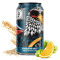 Go Brewing Freedom Hazy IPA Non-Alcoholic Craft Beer 12oz - Low-Calorie &amp Gluten-Free Hazy Craft Brew with Juicy Citrus and Stone Fruit Notes - Non-Alcoholic Beer For Any Occasion