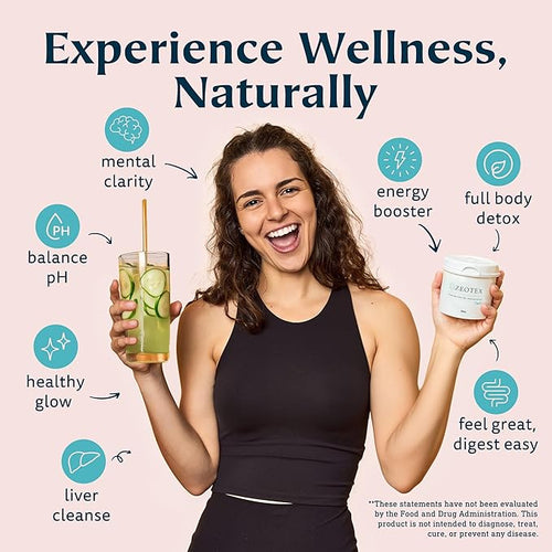 350g Zeolite Detox Powder – Clinoptilolite Supplement for Full Body Cleanse Gut Health Energy Immune &amp pH Support | Natural Mineral