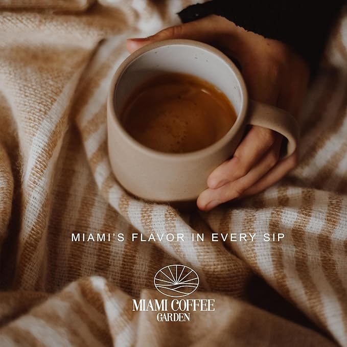Miami Coffee Garden French Dark Roast Whole Beans Fresh Roasted Coffee 100% Arabica Whole Bean Coffee Espresso Beans 2 Lb