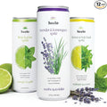 Hazlo Zero Proof Spritz Cocktail Mixer Craft Mocktails with Adaptogens Nootropics - Functional Seltzer Calming Non Alcoholic Drinks Alcohol Alternatives for Mood Variety Pack 12 Count