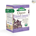 Tadin Organic Elderberry Tea Caffeine Free Herbal Tea for Immunity Support 20 Tea Bags Per Box Pack of 6
