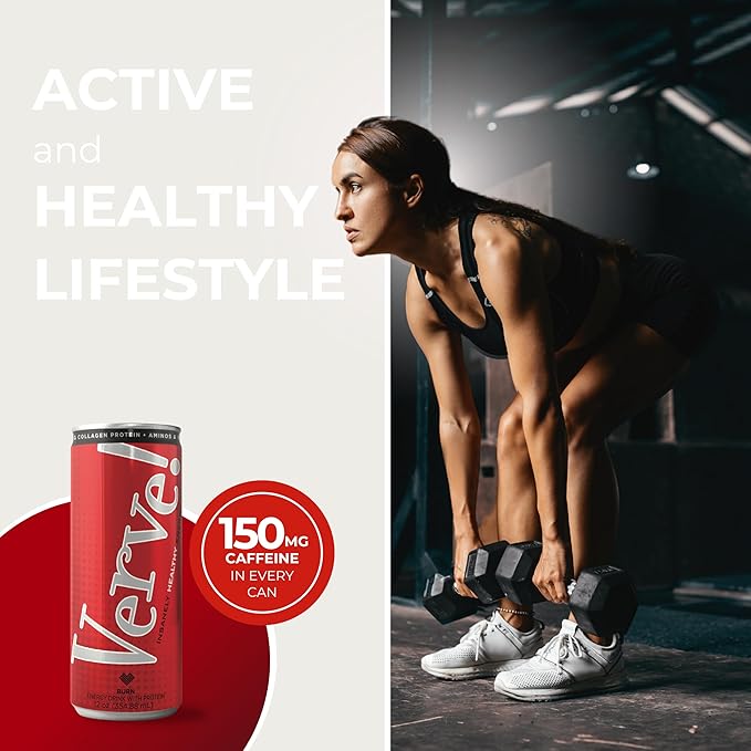 Verve Bode Burn Insanely Healthy Energy 12 oz cans