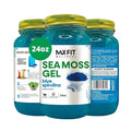 MAX FIT Sea Moss Gel Raw (12 Flavors) 24oz Wildсrafted Gold Sea Moss Gel from Saint Lucia | 92 Vitamins and Minerals | Pure Raw+Non-GMO | Vegan Superfood