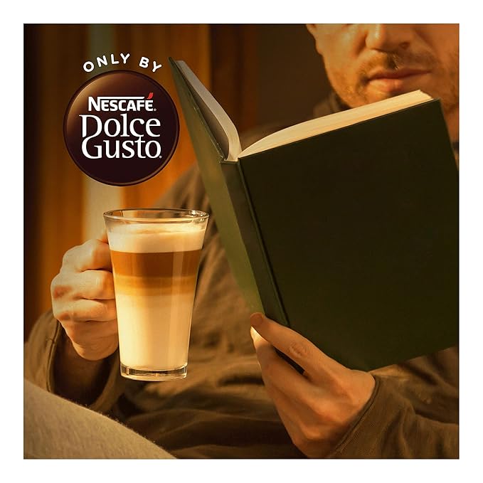 Nescafe Dolce Gusto Coffee Capsules Caramel Latte Macchiato 48 Single Serve Pods (Makes 24 Specialty Cups) 48 Count