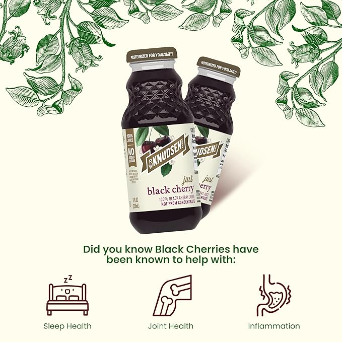 R.W. Knudsen Just Black Cherry Juice 8 fl oz (12 Pack)