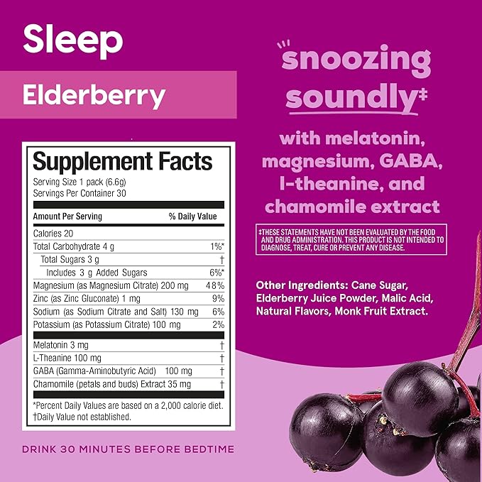 HYDRANT Bundle Energy + Sleep 60 Stick Packs Electrolyte Powder Rapid Hydration Mix Variety Pack Sleep + Energy Blend L-Theanine Caffeine Melatonin Magnesium &amp Chamomile