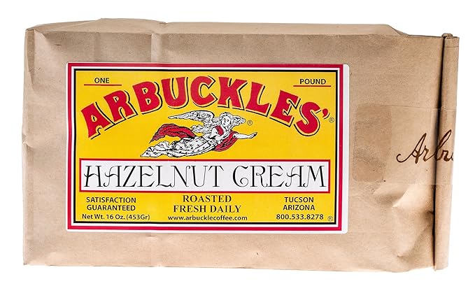Arbuckle's Whole Bean Coffee (Hazelnut Cream)
