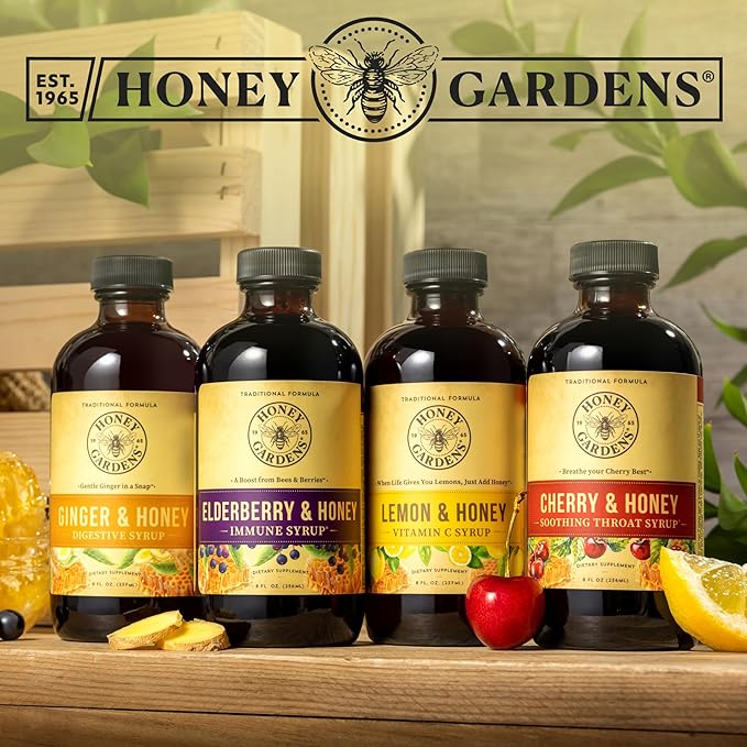 ZAND Elderberry &amp Honey Immune Syrup - Black Elderberry Syrup for Adults &amp Kids Natural Throat Defense Wellness Supplement with Propolis &amp Organic Apple Cider Vinegar - 8 Fl Oz