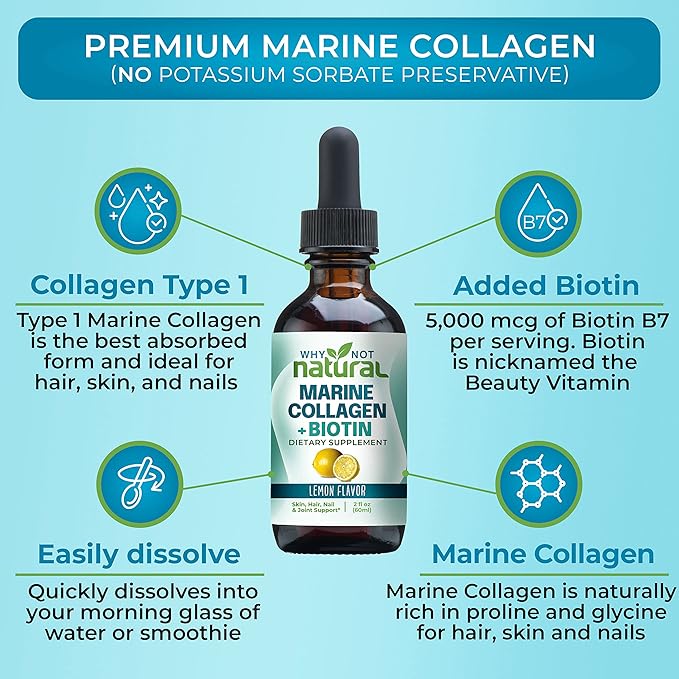 Why Not Natural Liquid Collagen and Vitamin D3 K2 Drops