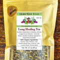 LUNG HEALING TEA – Dry Cough &amp Respiratory Discomfort Relief Blend with Mullein Plantain &amp Marshmallow – Formulated by Master Herbalist Khabir – 100% Organic Non-GMO No Additives