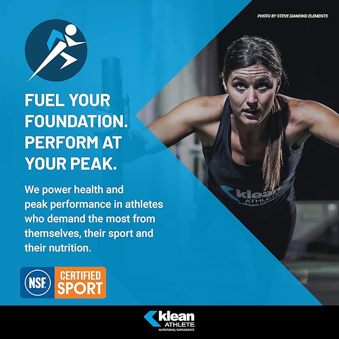 Klean Athlete Klean Ashwagandha - for Occasional Stress - Supports Adaptations to Training* - Adaptogen Blend - Vegan &amp Non GMO - 60 Capsules