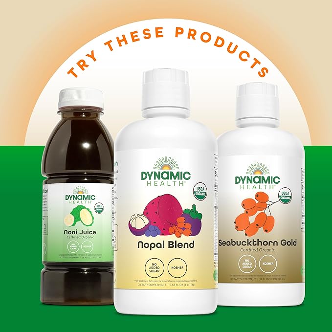 Dynamic Health Mangosteen Gold Organic Mangosteen 100% Juice No Additives Antioxidant Vegan Gluten Free Non-GMO 32 Fl oz