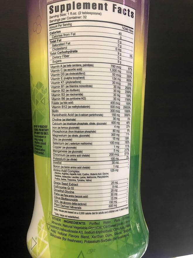 Youngevity Ultimate Classic - Multi-Vitamin &amp Mineral Complex | Natural Source of Essential Daily Nutrients | Highly Absorbable Liquid | (4)