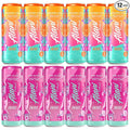Generic Alani Energy Drinks Variety Pack - (Pack Of 12) - 2 Different Flavors : Pink Slush and Orange Kiss - 12 fl.oz. Can - By The Munchie Mix