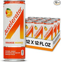 Accelerator Energy Drink Orange Mango 12oz can (12 pack) Zero Sugar Sustained Energy from 100% Natural Caffeine (200mg from Green Coffee Bean &amp Green Tea extract)