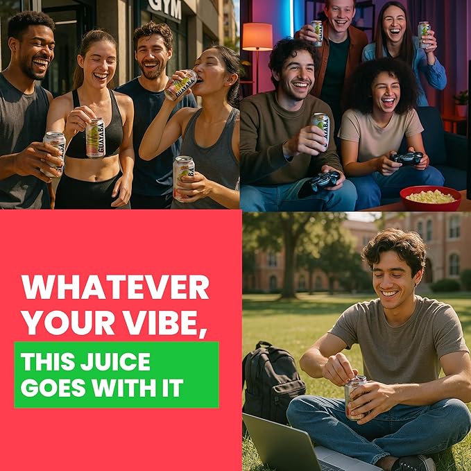 De Mi Pais Guava Juice with Pulp Premium Quality Fruit Beverage with real guayaba Refreshing Canned Juice with Guava Pulp Extract Perfect for Drinks and Smoothies Size 16.57 Fl Oz 6-Pack