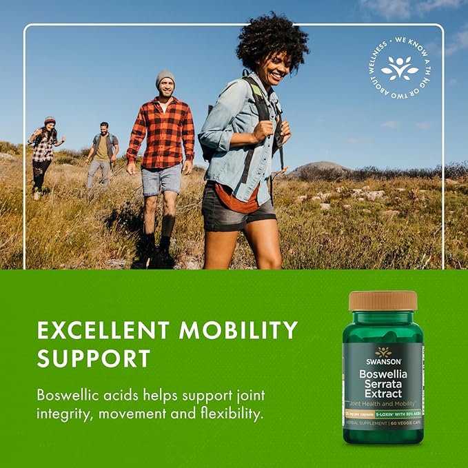 Swanson Boswellia Serrata Extract 125 mg 60 Veg Caps 2 Pack