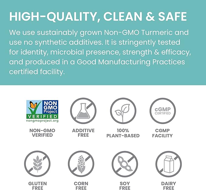 Himalaya Turmeric 95 Supplement with Curcumin/Curcuminoids Joint and Muscle Support Optimum Flexibility and Mobility 600 mg Non-GMO Vegan Gluten Free 60 Capsules 60 Day Supply