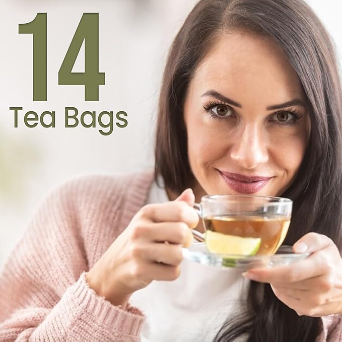 Milamiamor Terra Santa Cleansing Tea – Herbal Detox Digestive Relief &amp Bloating Reduction Proven Laxative Blend with Antioxidants for Digestive Cleanse &amp Natural Detox Made in USA 14 Tea B