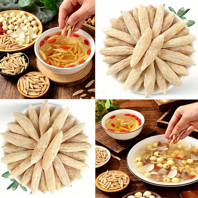 1 Pound Premium Ophiopogon for Tea Chinese Herb Ophiopogon Japonicus Nourishing Yin and nourishing lungs 麦冬 麦冬粒 16OZ/bag