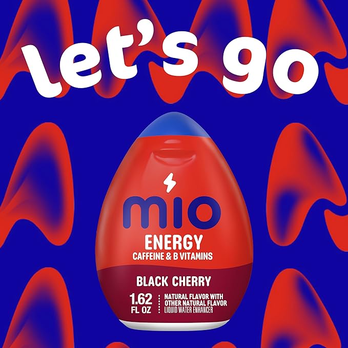 Mio Energy Liquid Water Enhancer Black Cherry 1.62 OZ 5-Pack