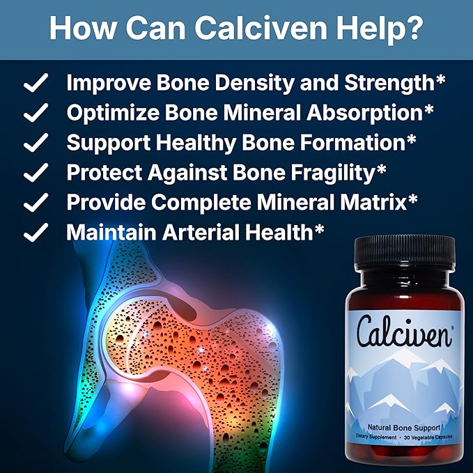 Natural Bone Support Supplement - Non-GMO Gluten-Free